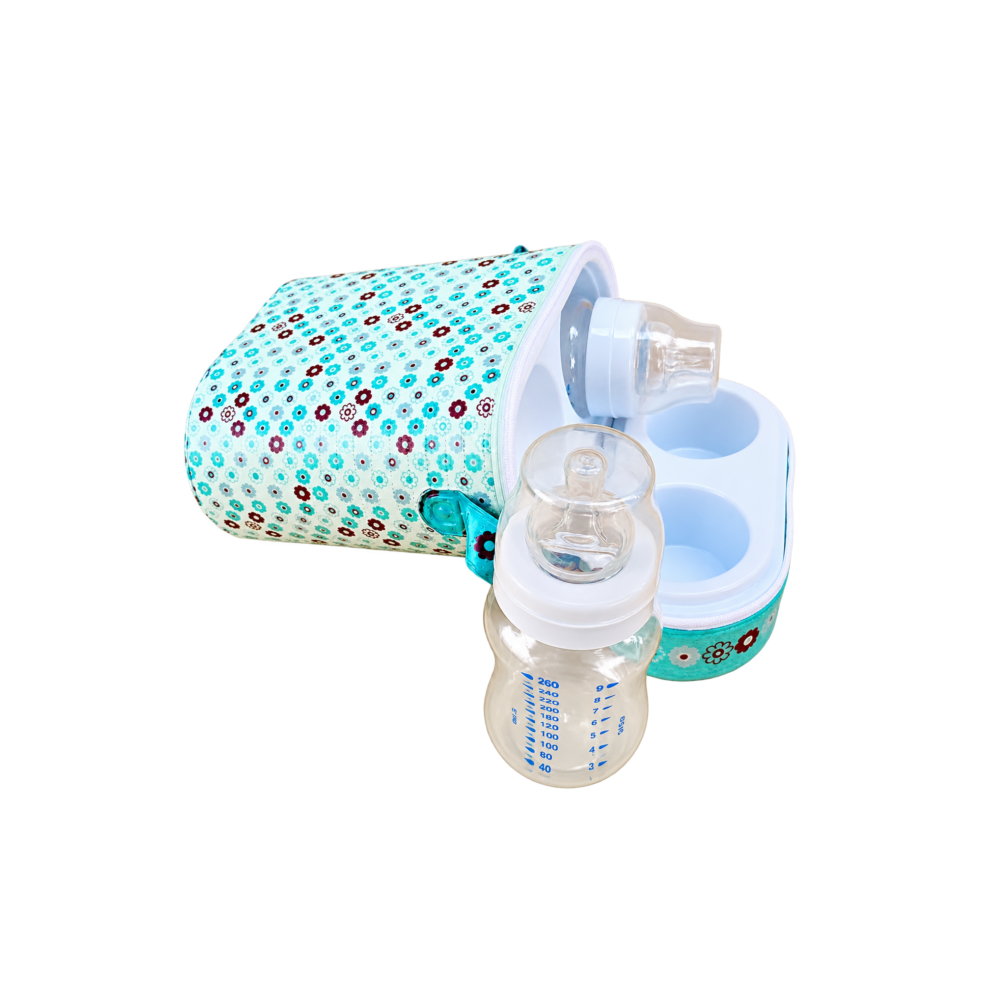 Portable Bottle Warmer Set — Handy bottle warmer set for feeds on the go.