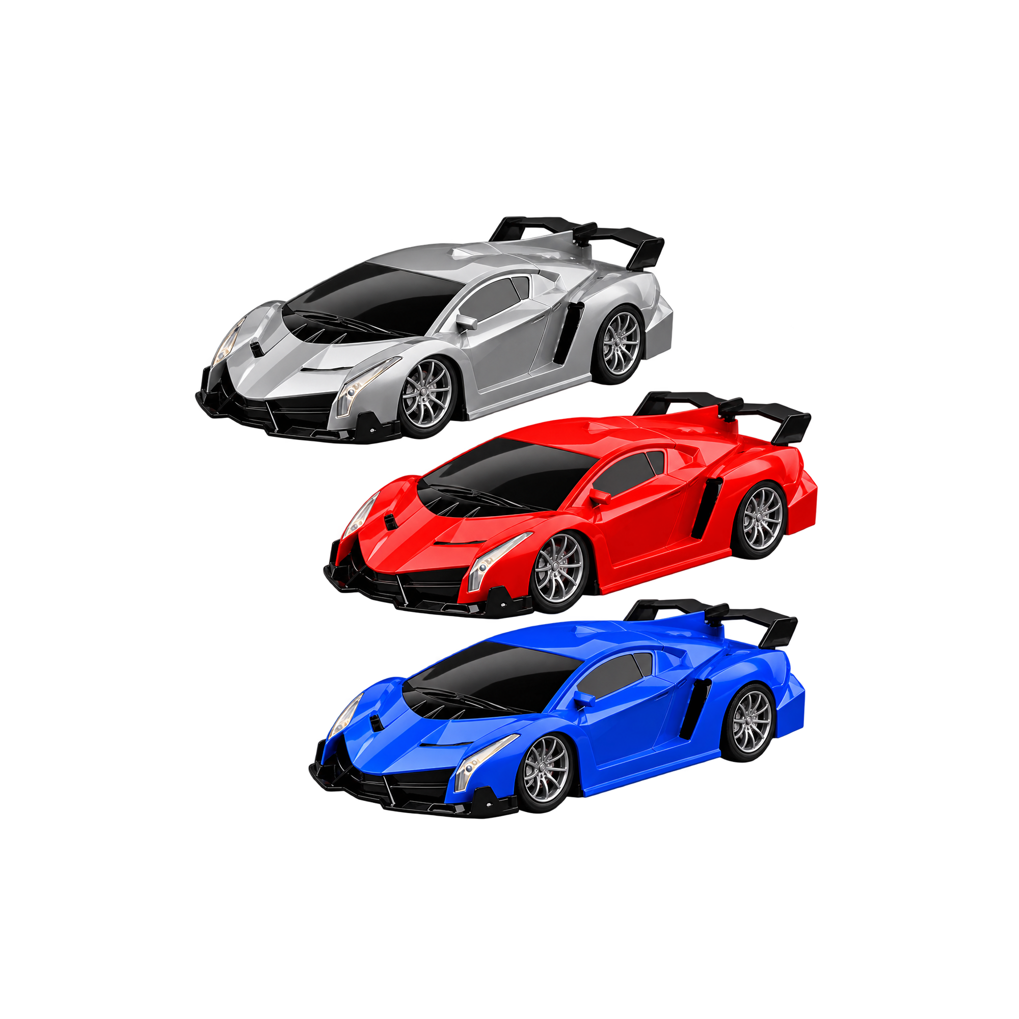 Remote Controlled Sport Car — Set of three speedy toy sports cars for little racers.